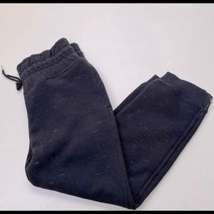 Adidas-Stella McCartney Cropped Joggers Black M